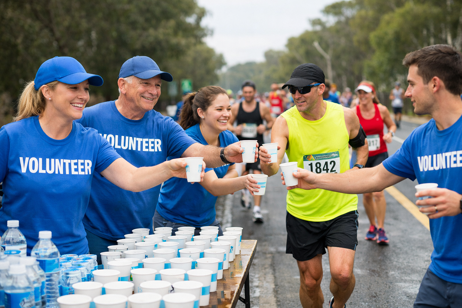 volunteers